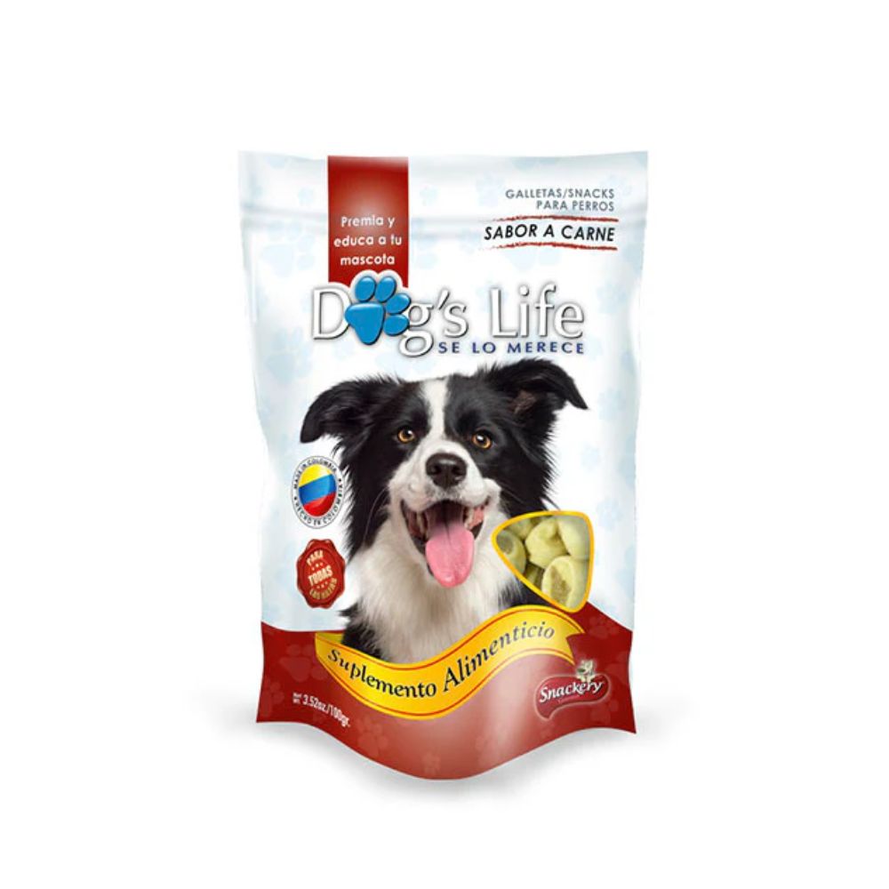 Galletas Para Perro Dog´s Live Carne 100 gramos