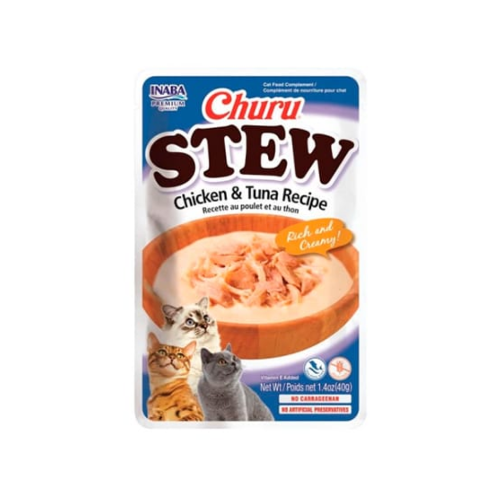 Churu Snack Stew Gato Pollo y Atun 40 g
