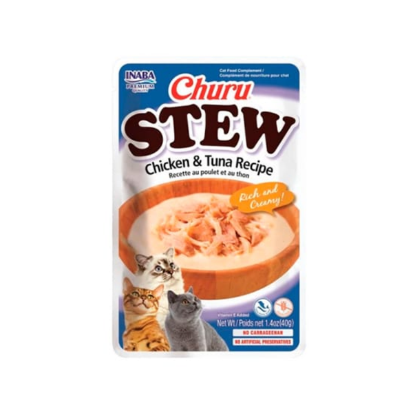 Churu Snack Stew Gato Pollo y Atun 40 g