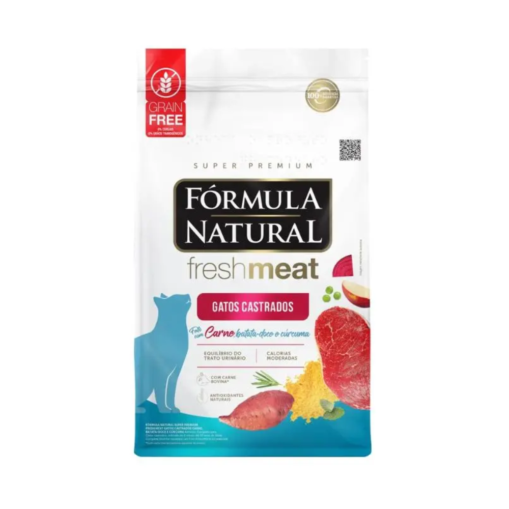 Alimento Seco Formula Natural  para Gato Adulto Castrado Sabor Carne