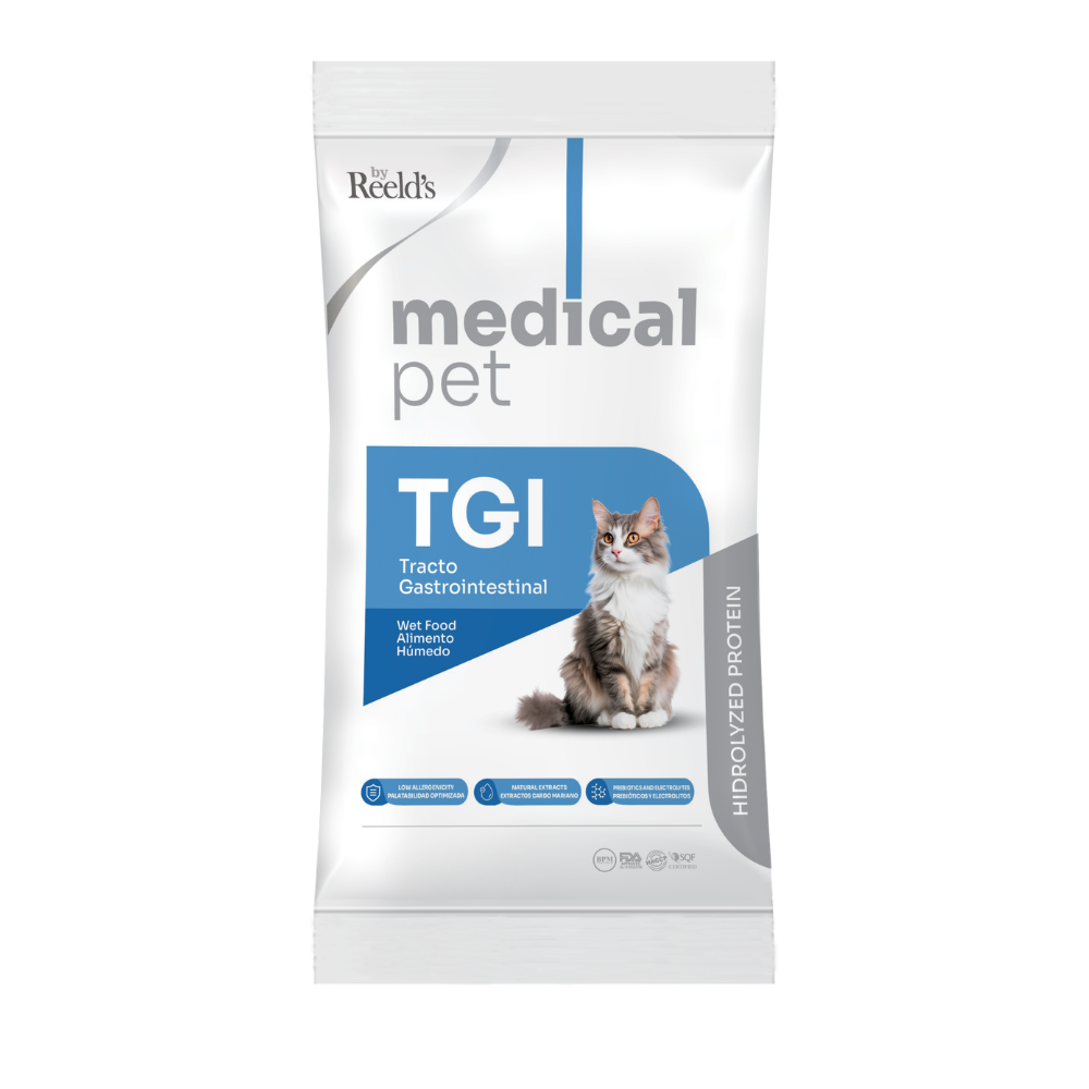 Alimento húmedo natural para gatos Medical Pet TGI