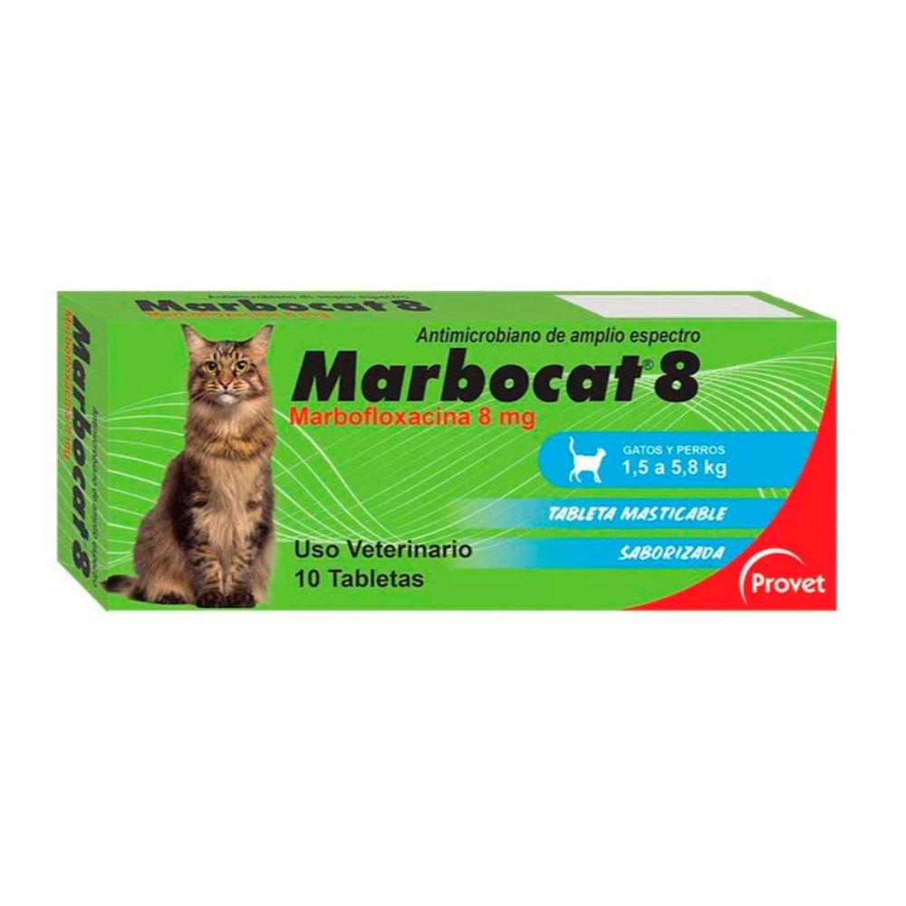 Marbocat 8 mg Caja 10 tabletas