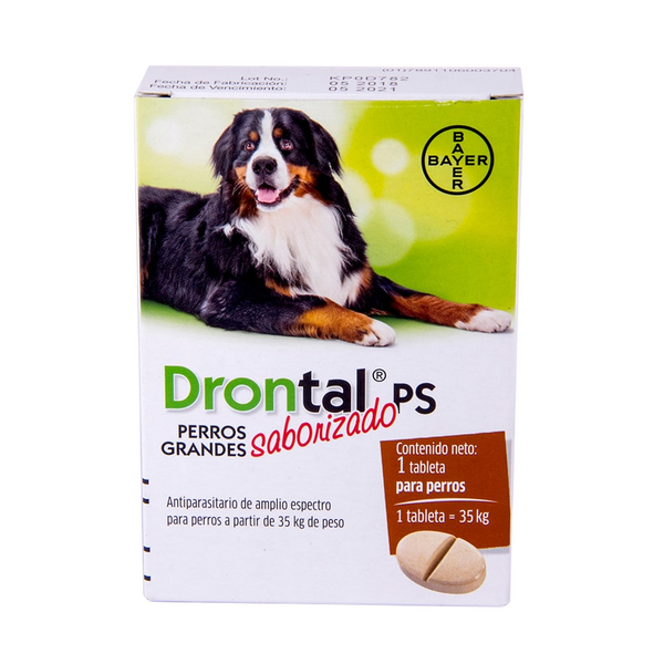 Desparasitante perros Drontal perros Grande 1Tab