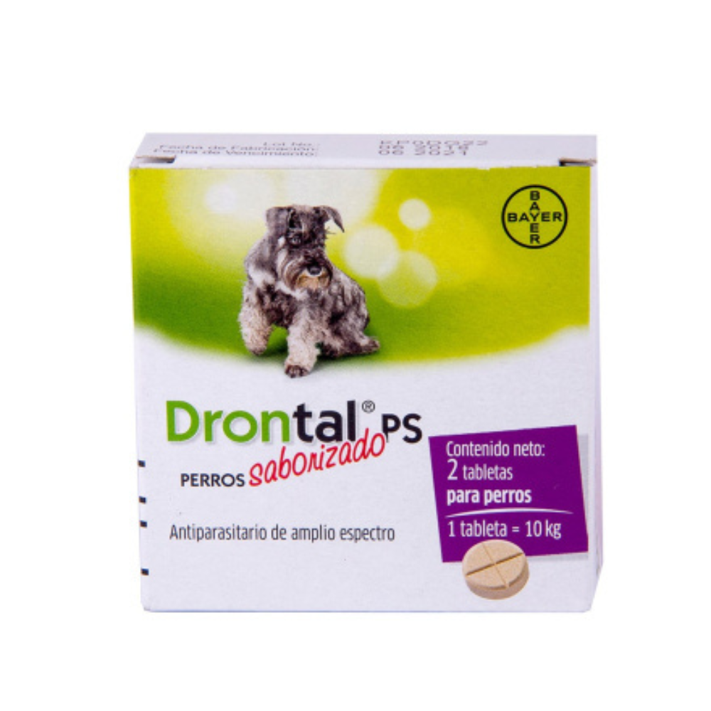 Desparasitante perros Drontal perros Pequeño 2 Tabletas