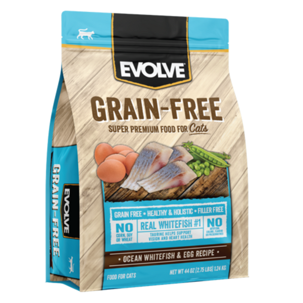 Alimento para gatos Evolve Grain Free Pescado 1.2kg
