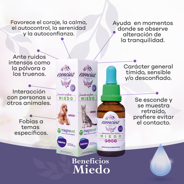 Esencia floral Miedo Gotas 30 ml