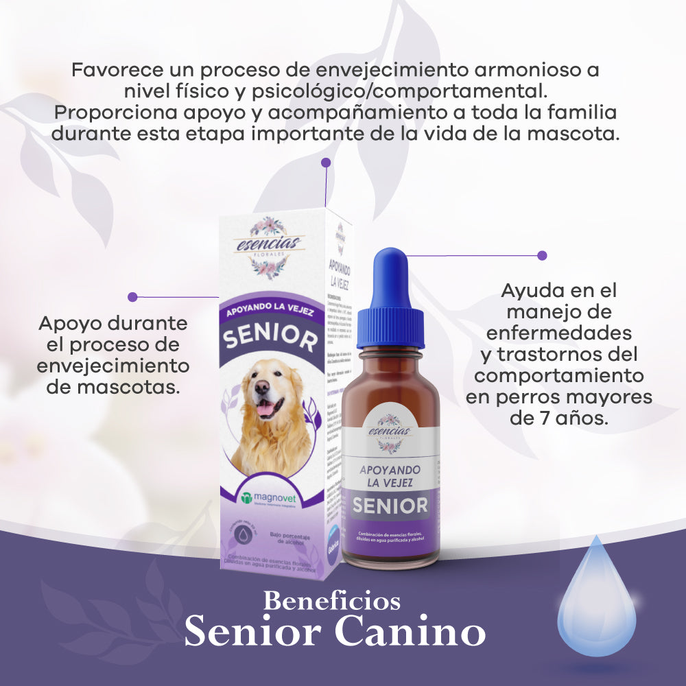 Esencia floral Senior Canino Gotas 30ml