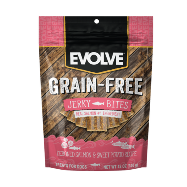Evolve Dog Snack Grain Free Jerky Salmon 340gr