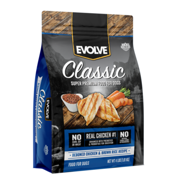 Comida para perros Evolve Dog Classic pollo