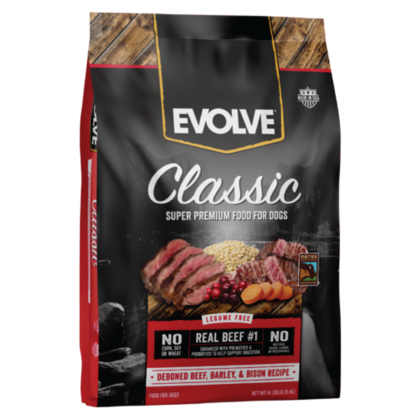 Comida para perros Evolve Dog Classic Carne