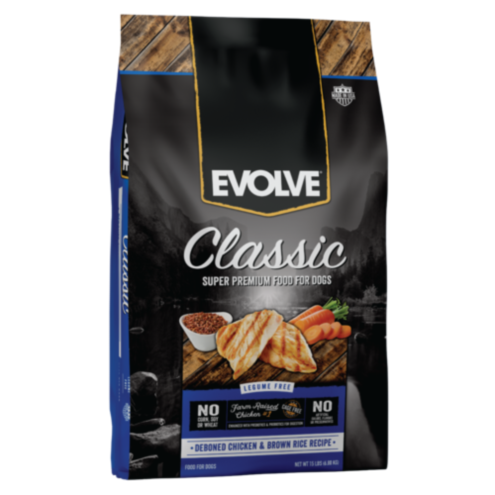 Comida para perros Evolve Dog Classic pollo