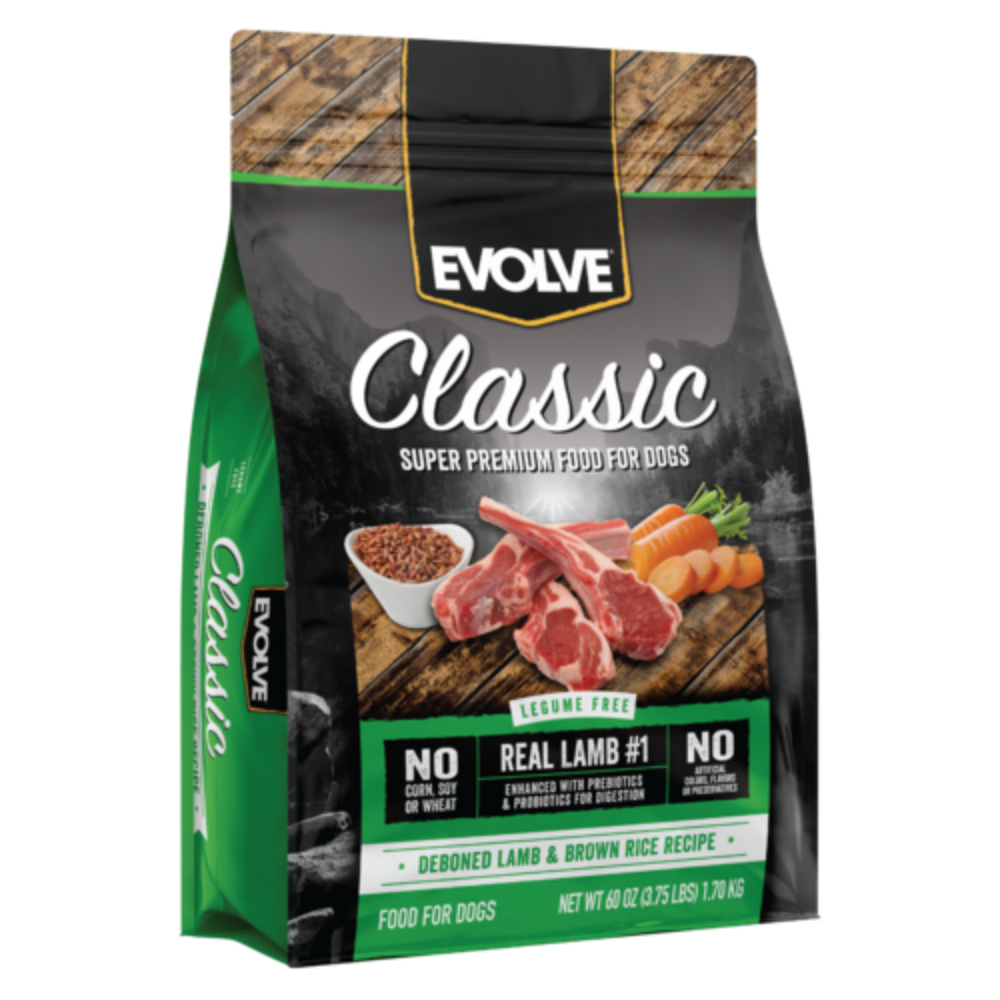 Comida para perros Evolve Dog Classic Cordero