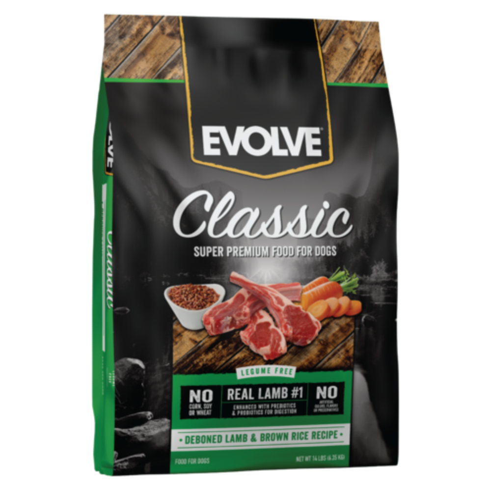 Comida para perros Evolve Dog Classic Cordero