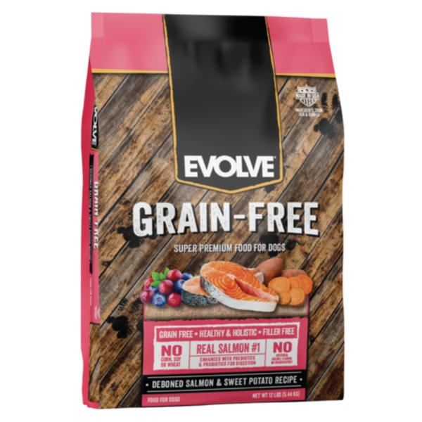 Comida para perros Evolve Dog Grain Free Salmón