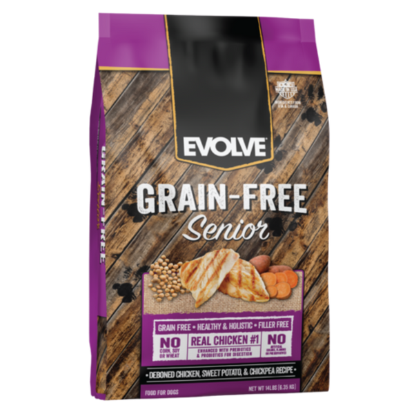 Comida para perros Evolve Dog Grain Free Senior