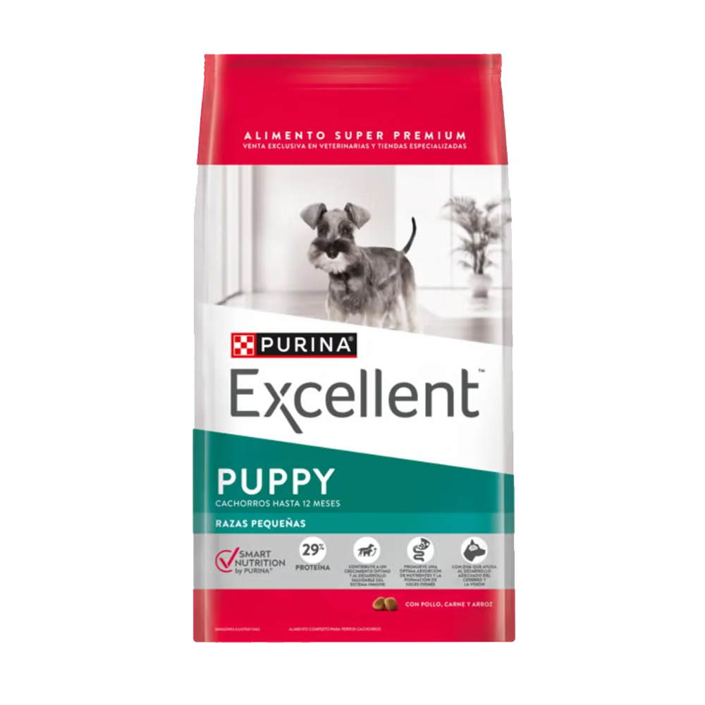 Comida para perros Purina Excellent Cachorros Raza Pequeña 3 Kg