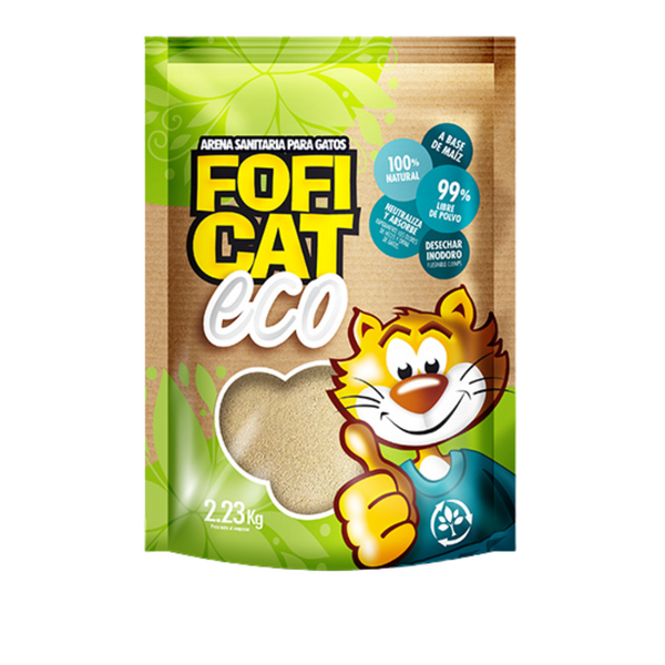 Arena para gatos Fofi Eco 2.2 Kg