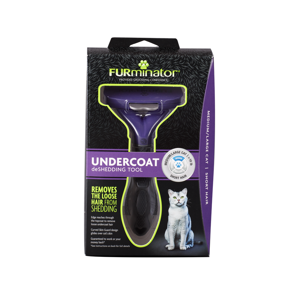 Furminator Desalanador Gato Grande Pelo Corto