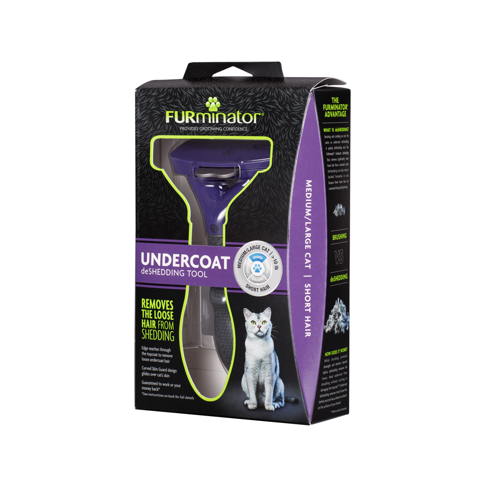 Furminator Desalanador Gato Grande Pelo Corto