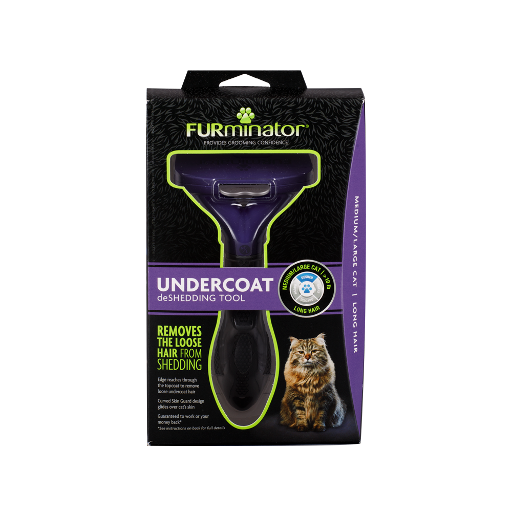 Furminator Desalanador Gato Grande Pelo Largo