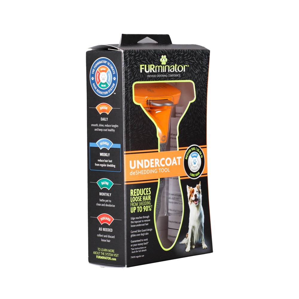 Furminator Desalanador Perro Mediano Pelo Largo