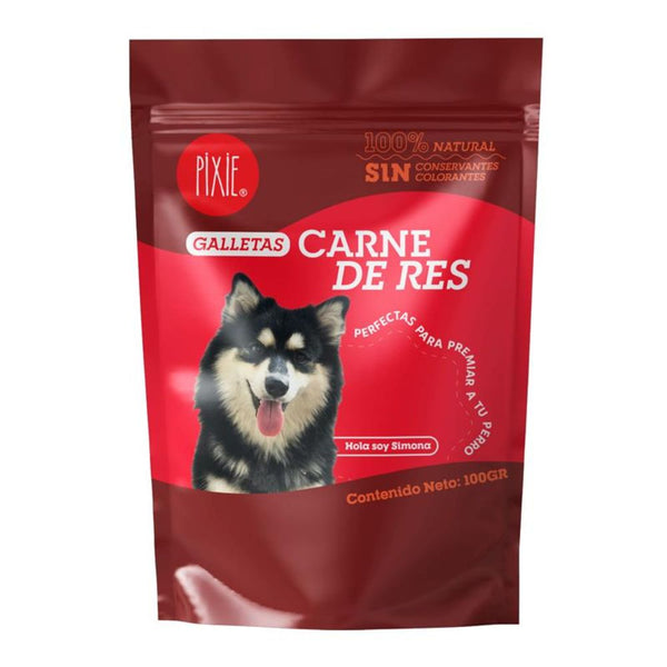 Snack De Entrenamiento  Para Perro Pixie Carne De Res 100gr