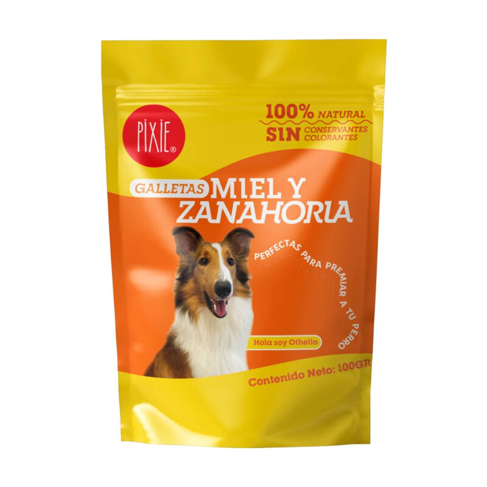 Snack Para Perro Pixie Miel Y Zanahoria 100gr