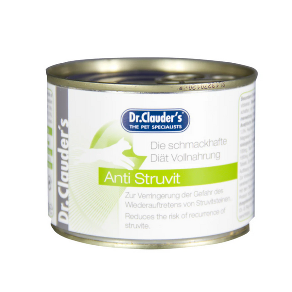 Alimento húmedo para gatos Dr Clauder's Anti Cálculos de Struvita Diet 200gr
