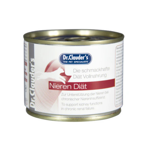 Alimento húmedo para gatos Dr Clauder's Cuidado Renal Nieren Diet 200gr