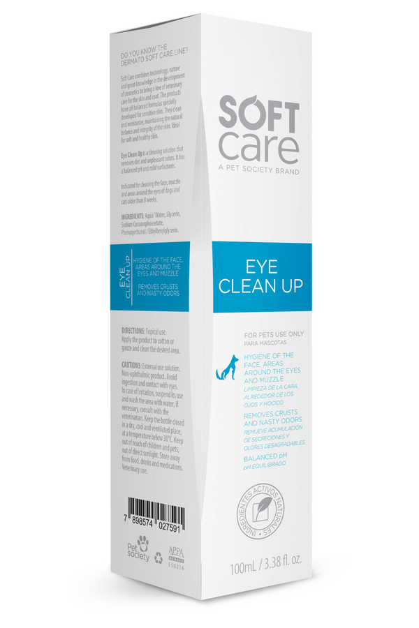 Limpiador de Rostro para Perros y Gatos Soft Care Eye Clean Up