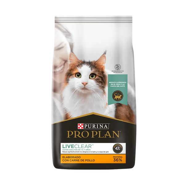 Alimento para gatos Purina Pro Plan Live Clear pollo y Arroz