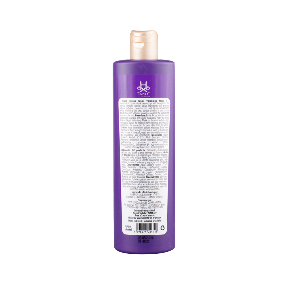 Mascarilla Para Mascotas Hydra Volumizing Mask