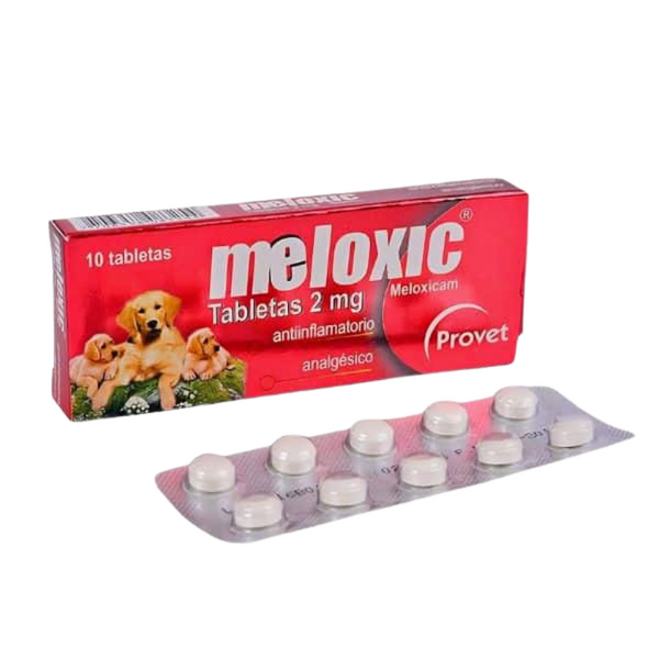 Antiinflamatorio, analgésico y antipirético Meloxic 2 mg x 10 tabletas