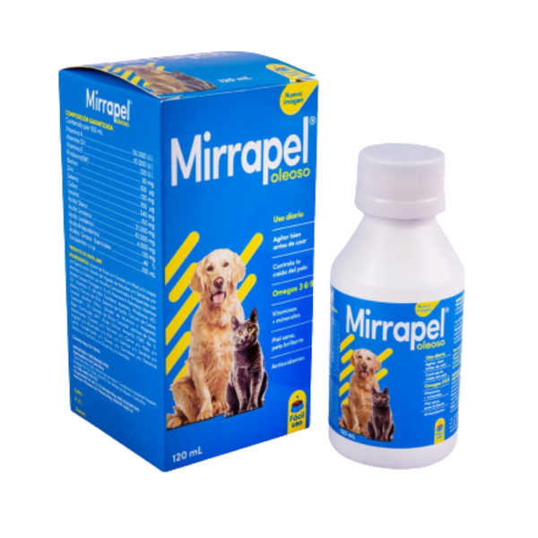 Mirrapel Oleoso para perros y gatos 120 ML