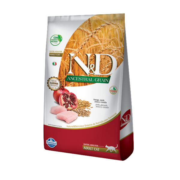 Alimento para gatos N&D Ancestral adultos Frango 1.5 Kg