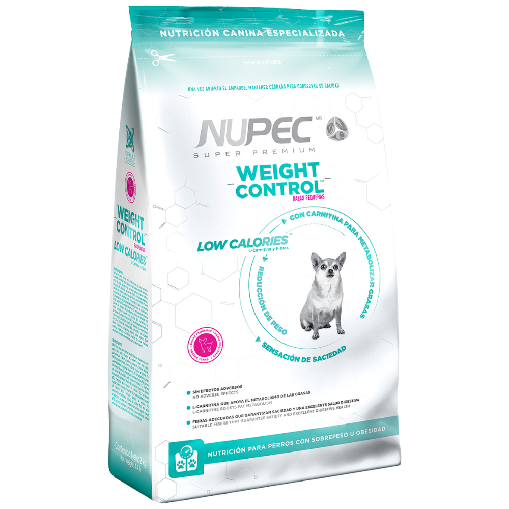 Comida para perros Nupec Control de peso Raza Pequeña