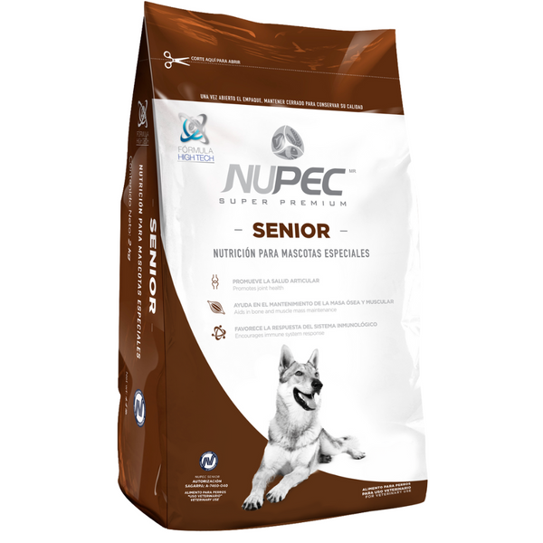 Comida para perros Nupec Senior Raza Grande