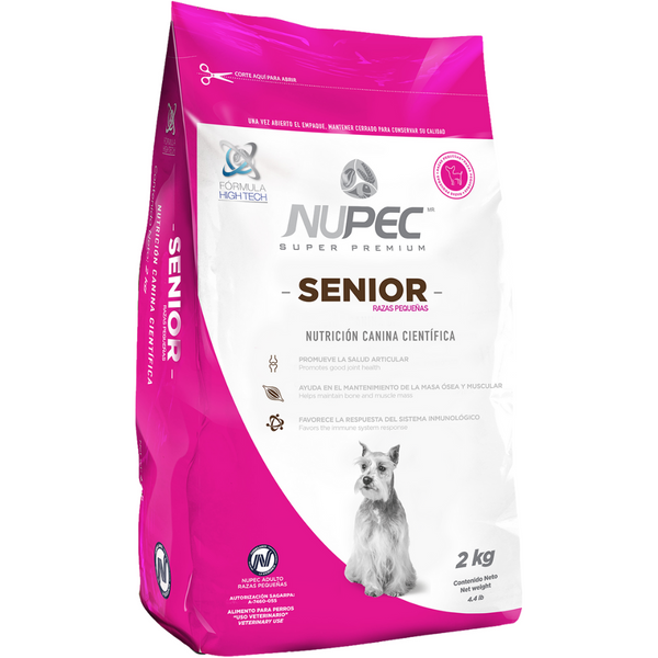 Comida para perros Nupec Senior Raza Pequeña