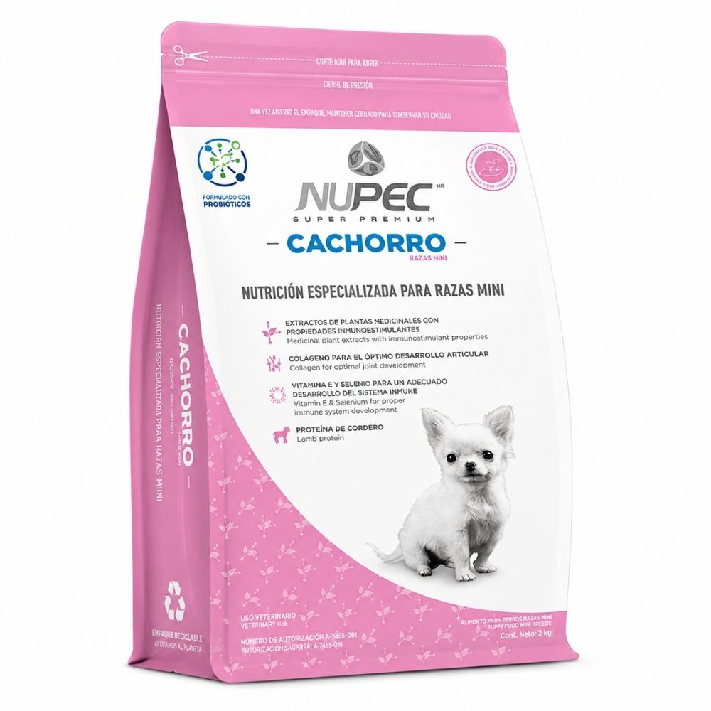 Comida Para Perros Nupec Cachorro Raza Mini