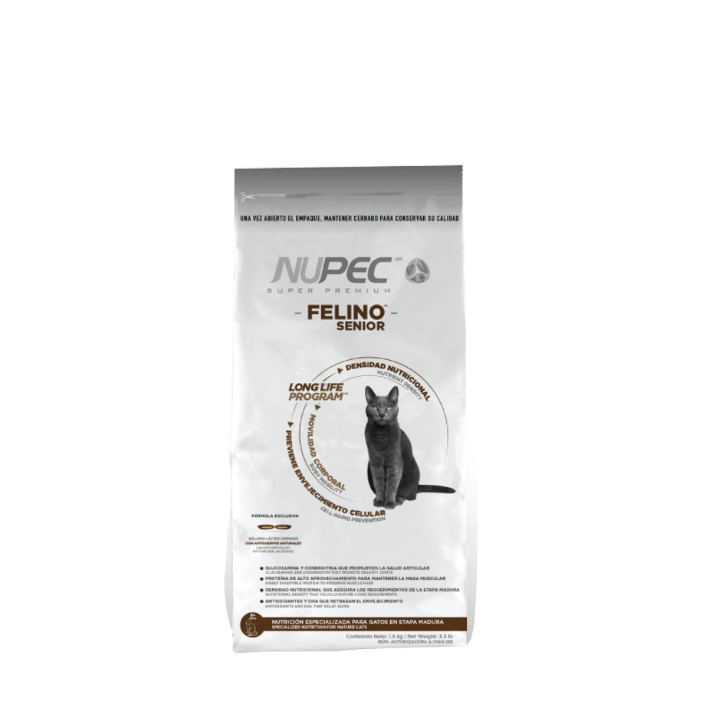 Alimento para gatos Nupec Senior