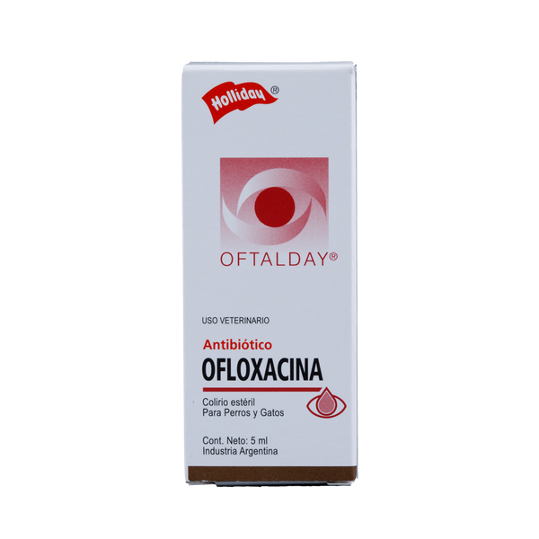 Antibiótico Ofloxacina Colirio Gotas Perros y Gatos 20ml