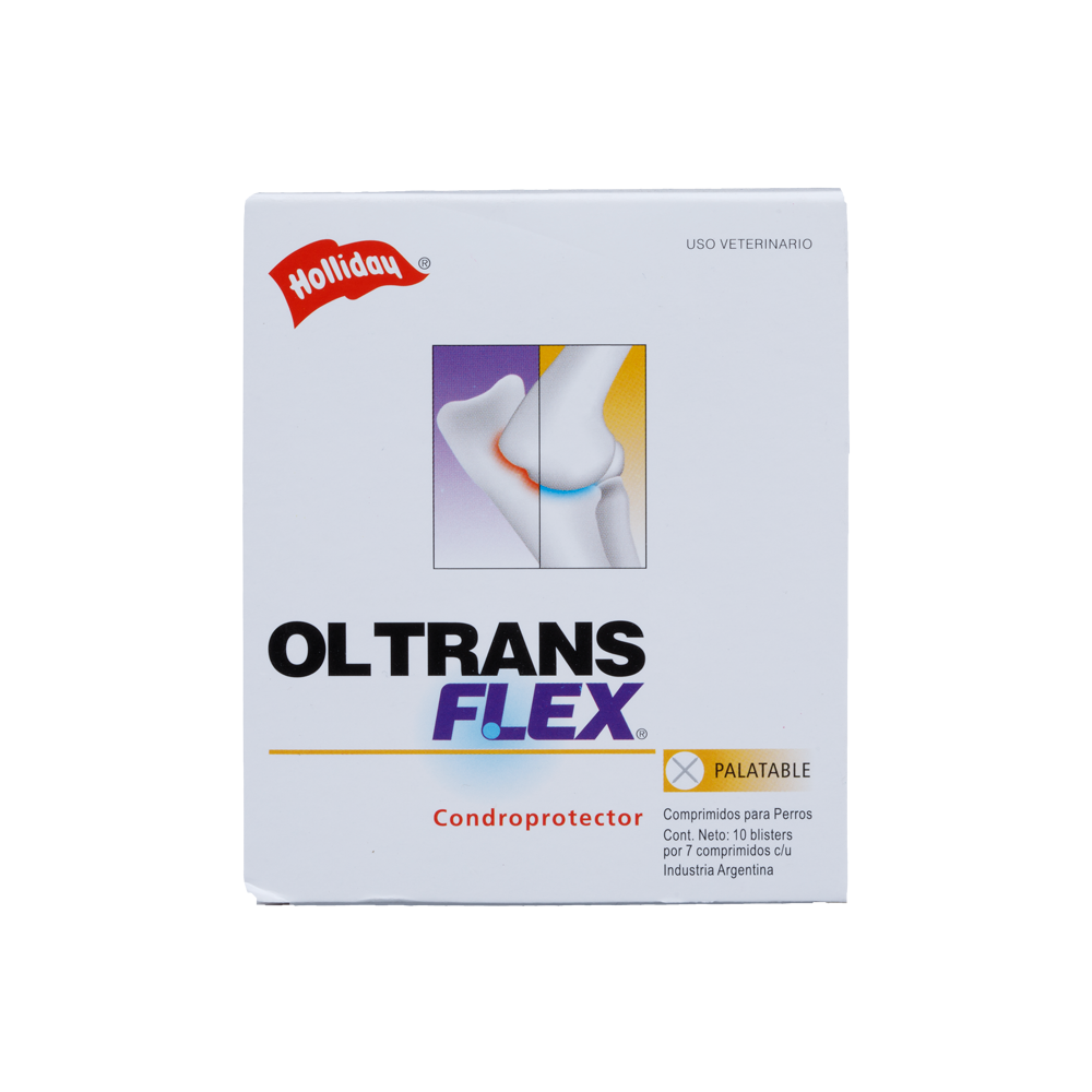 Suplemento Ol Trans Flex para Perros Blister 7 a 70 Comprimidos