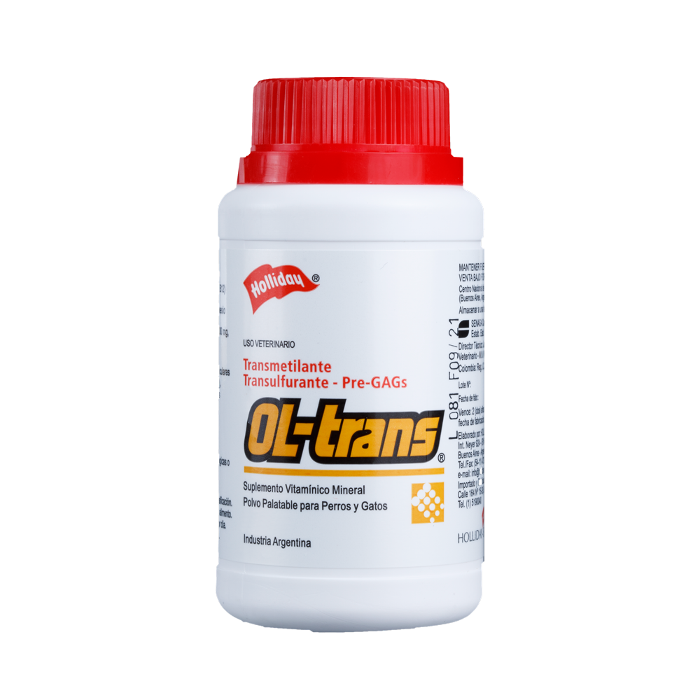 Suplemento Ol Trans para Perros y Gatos 80 G a 800 G