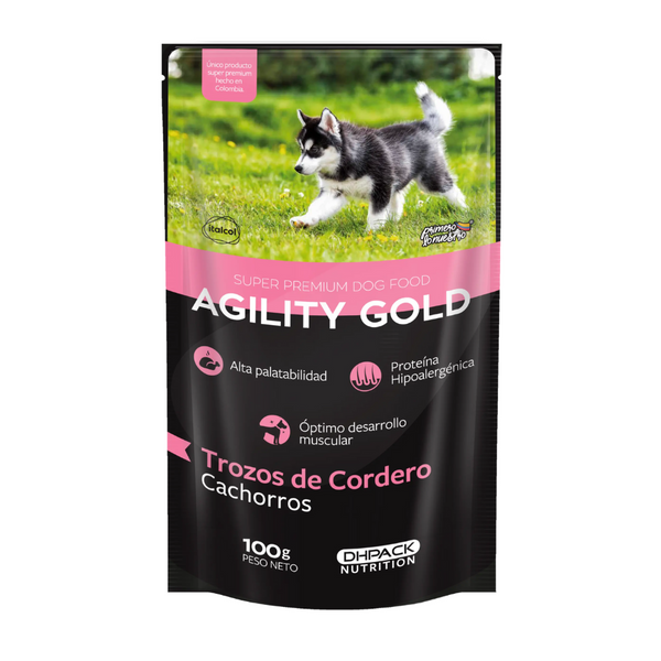 Alimento húmedo para perros Agility Gold Cachorro 100gr