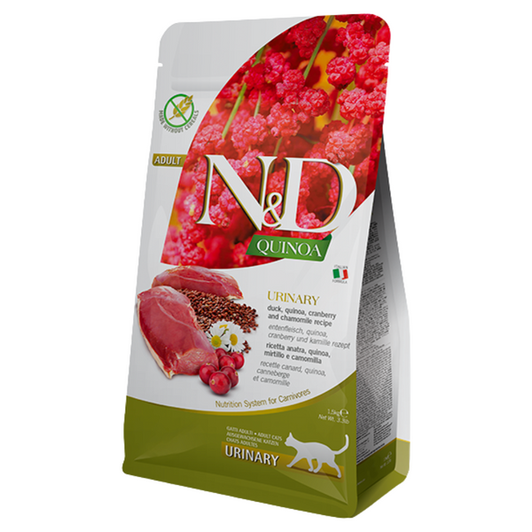 Alimento para gatos N&D Quinoa adultos Urinary Pato