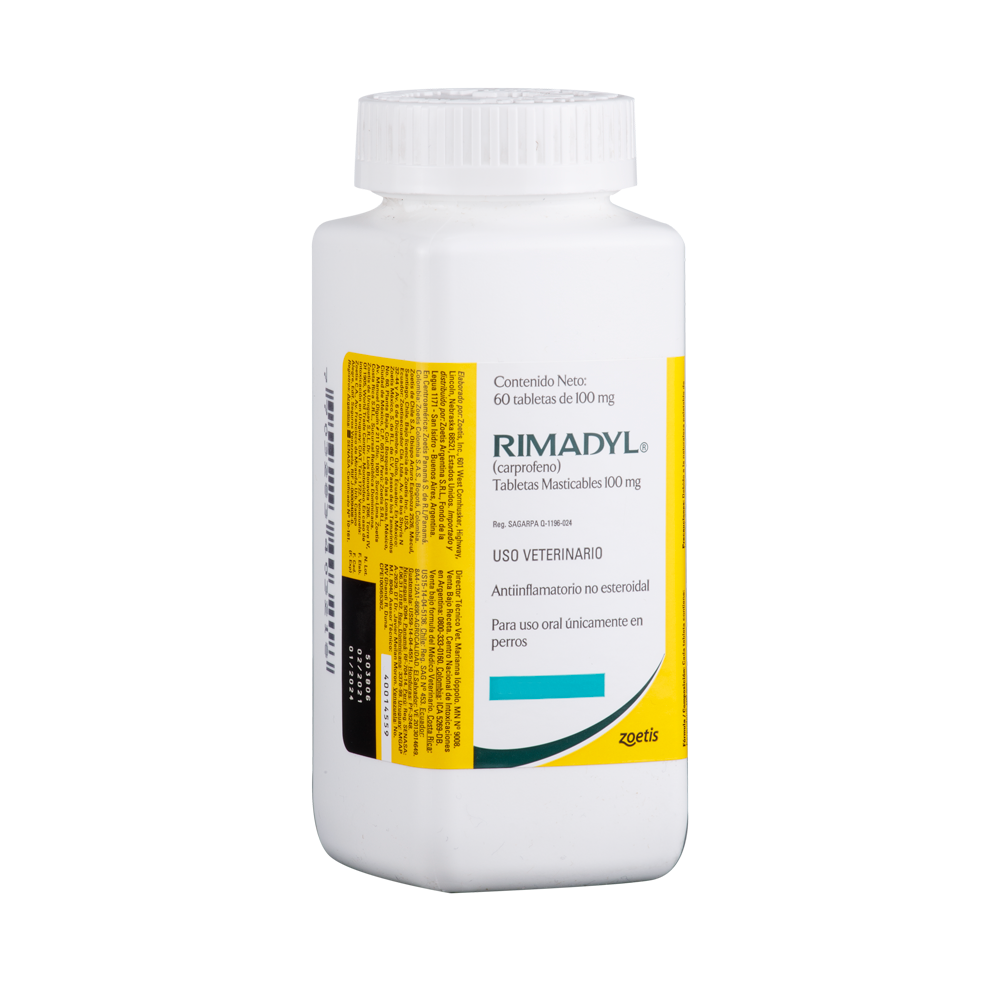 Rimadyl Antiinflamatorio Perro x 60 Tabletas