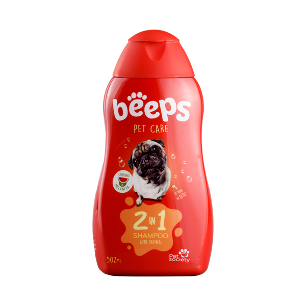 Shampoo Para Mascotas Beeps 2 En 1