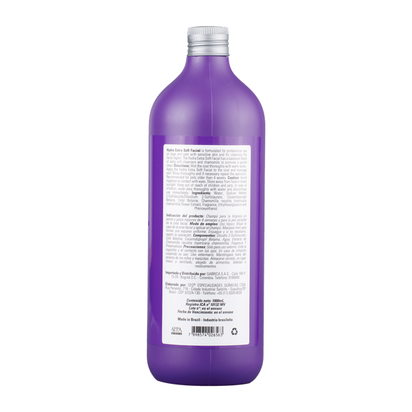 Shampoo Para Mascotas Hydra Extra Soft Facial