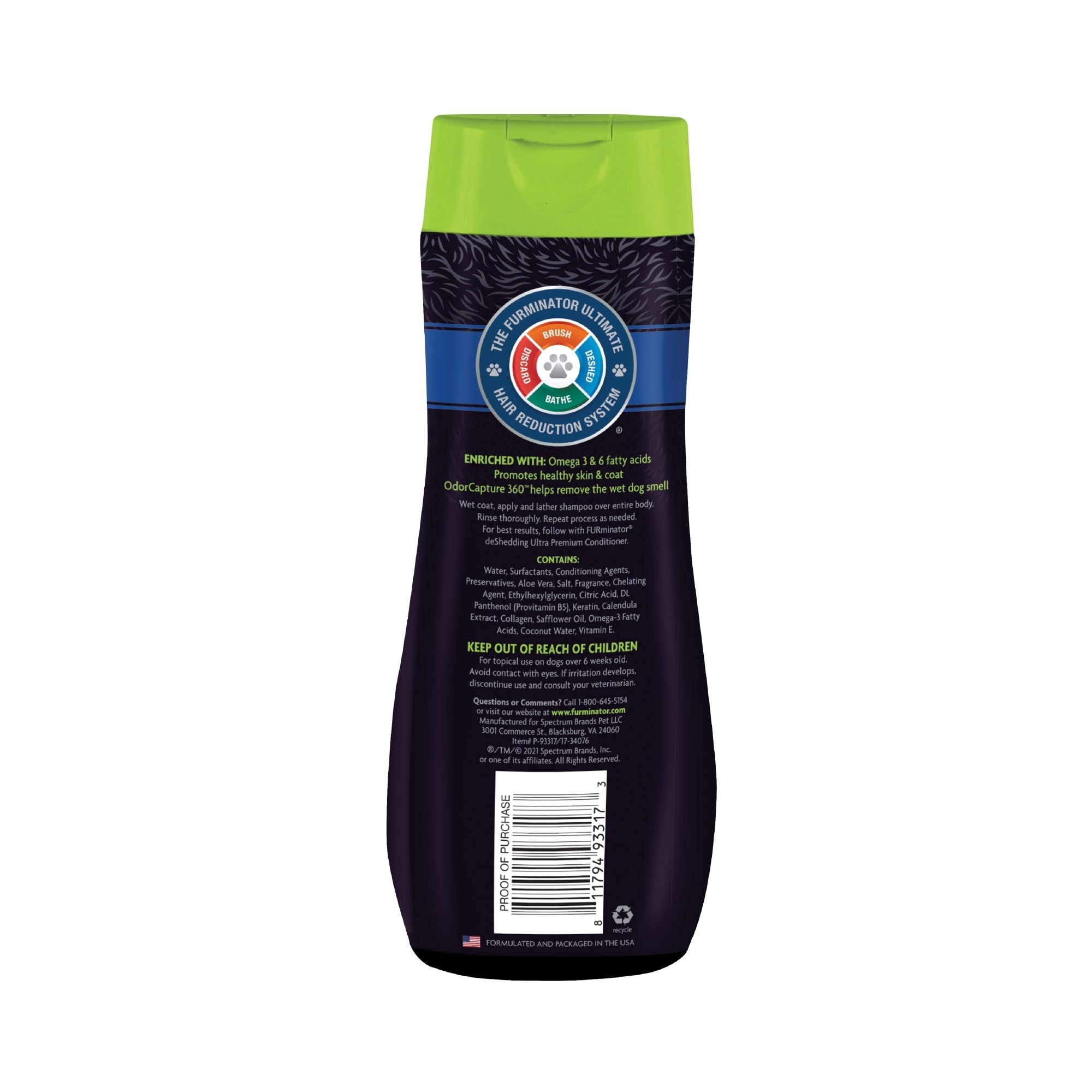 Shampoo Furminator para perros Ultra Premium 473ML