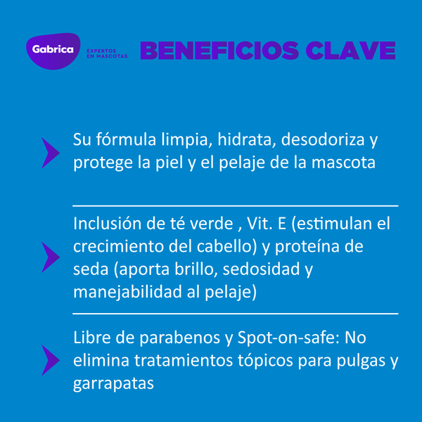 Shampoo para mascotas Dog Wash 4 en 1 12oz